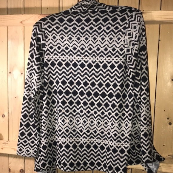 Bobeau Black Gray Sweater Cardigan S - Picture 6 of 6